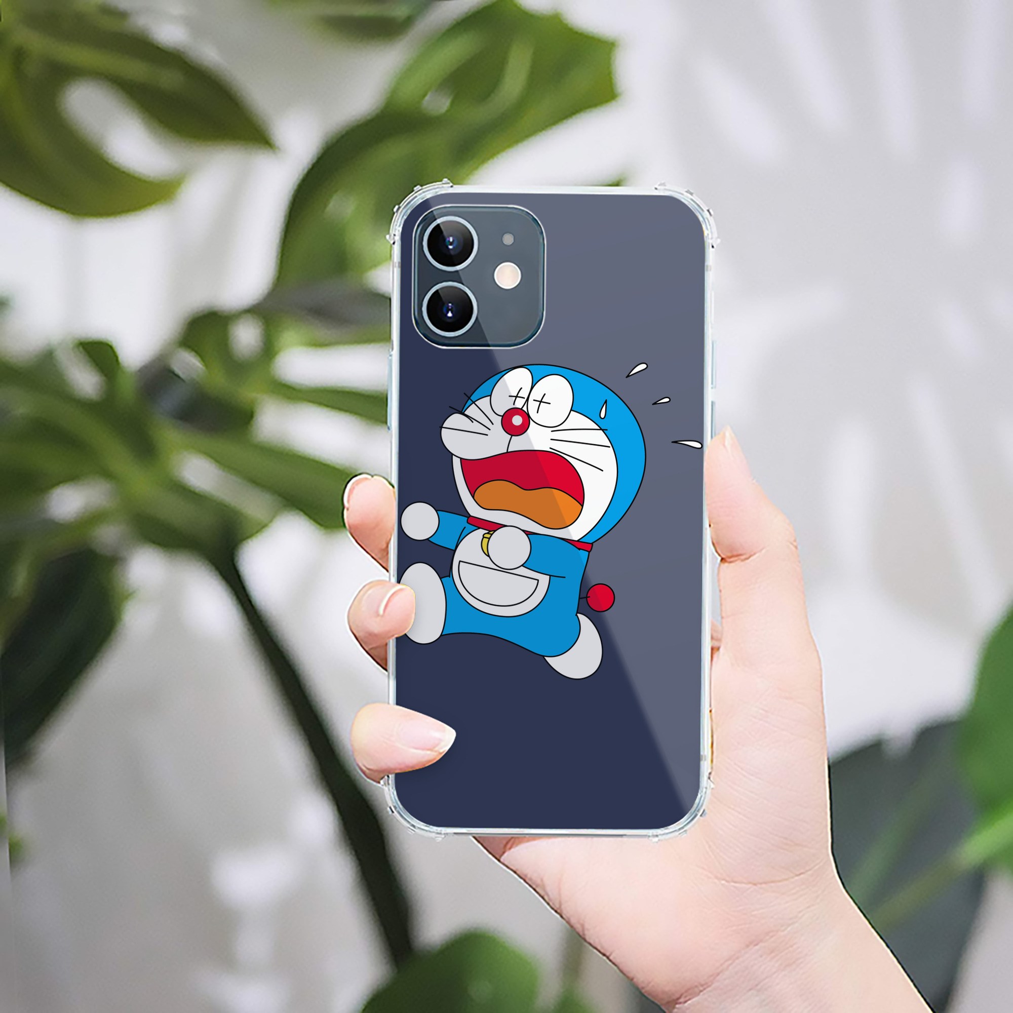 （画像用） ドラえもん Doraemon 【iPhone 12シリーズ対応】透明スマホケース（クリアソフトケース）